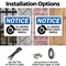 Signmission All Drivers Must Chock Wheels OSHA Notice Sign, Plastic, 10in W x 7in L, 2PK OS-2PACK-NS-P-710-L-15218 - alternate 7